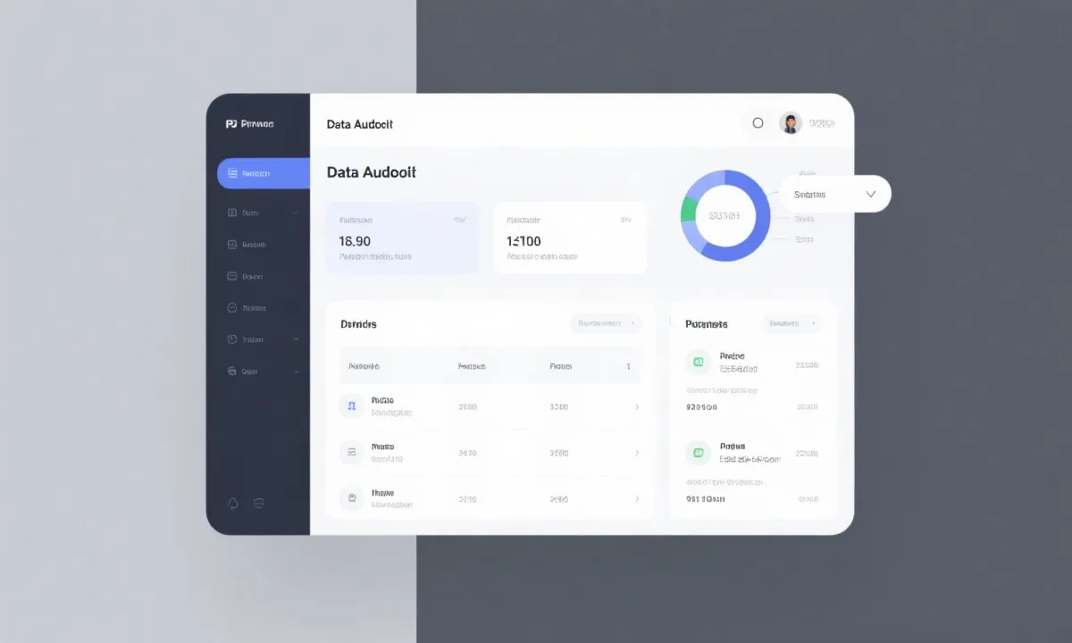 数据核验面板示意